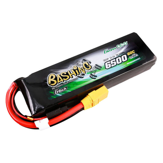 Gens ace G-Tech 6500mAh 11.1V 60C 3S1P Lipo Battery Pack with XT90-Bashing Series_0