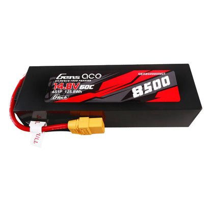Gens ace G-Tech 8500mAh 14.8V 60C 4S1P Lipo Battery Pack PC Material Case with XT90 plug_0