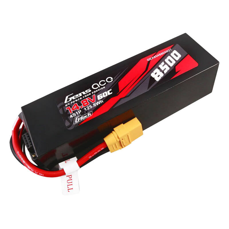 Gens ace G-Tech 8500mAh 14.8V 60C 4S1P Lipo Battery Pack PC Material Case with XT90 plug_2