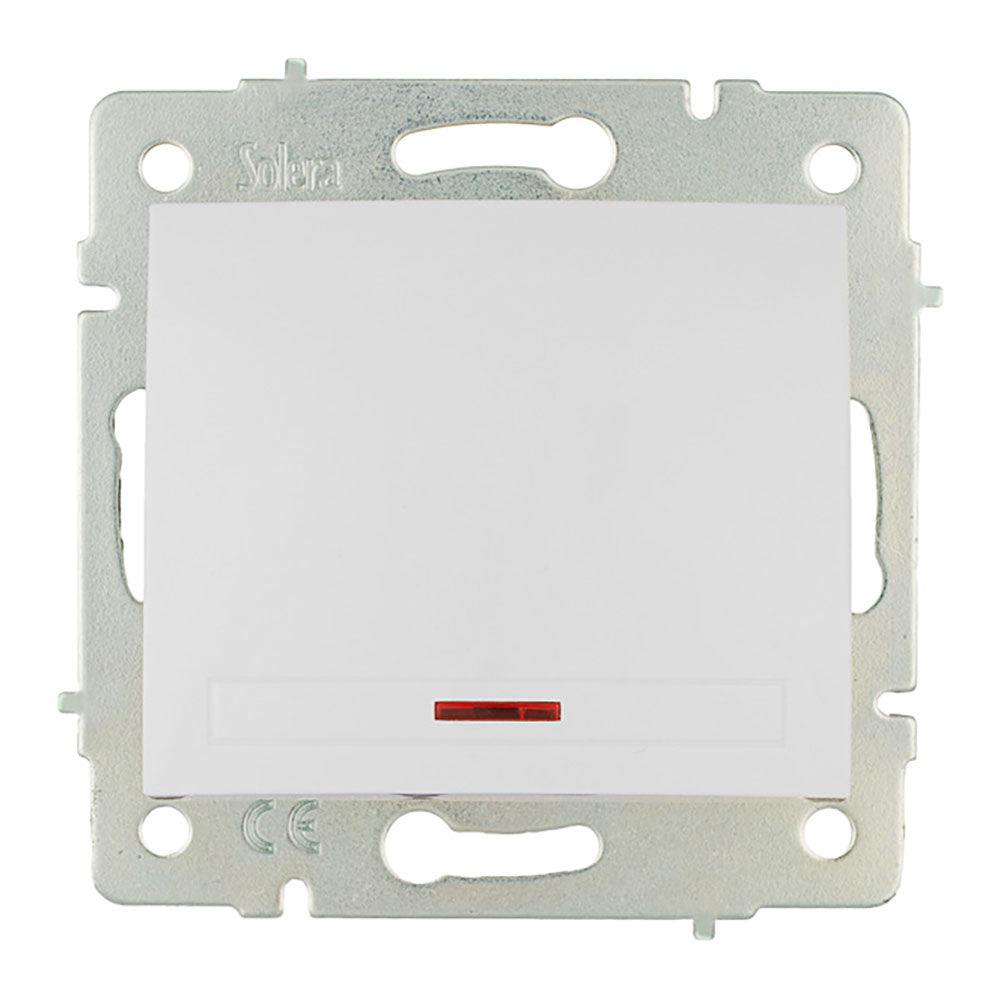 Interruptor/comutador luminoso 10ax 250v sÃ©rie europa solera erp02ilqc_0