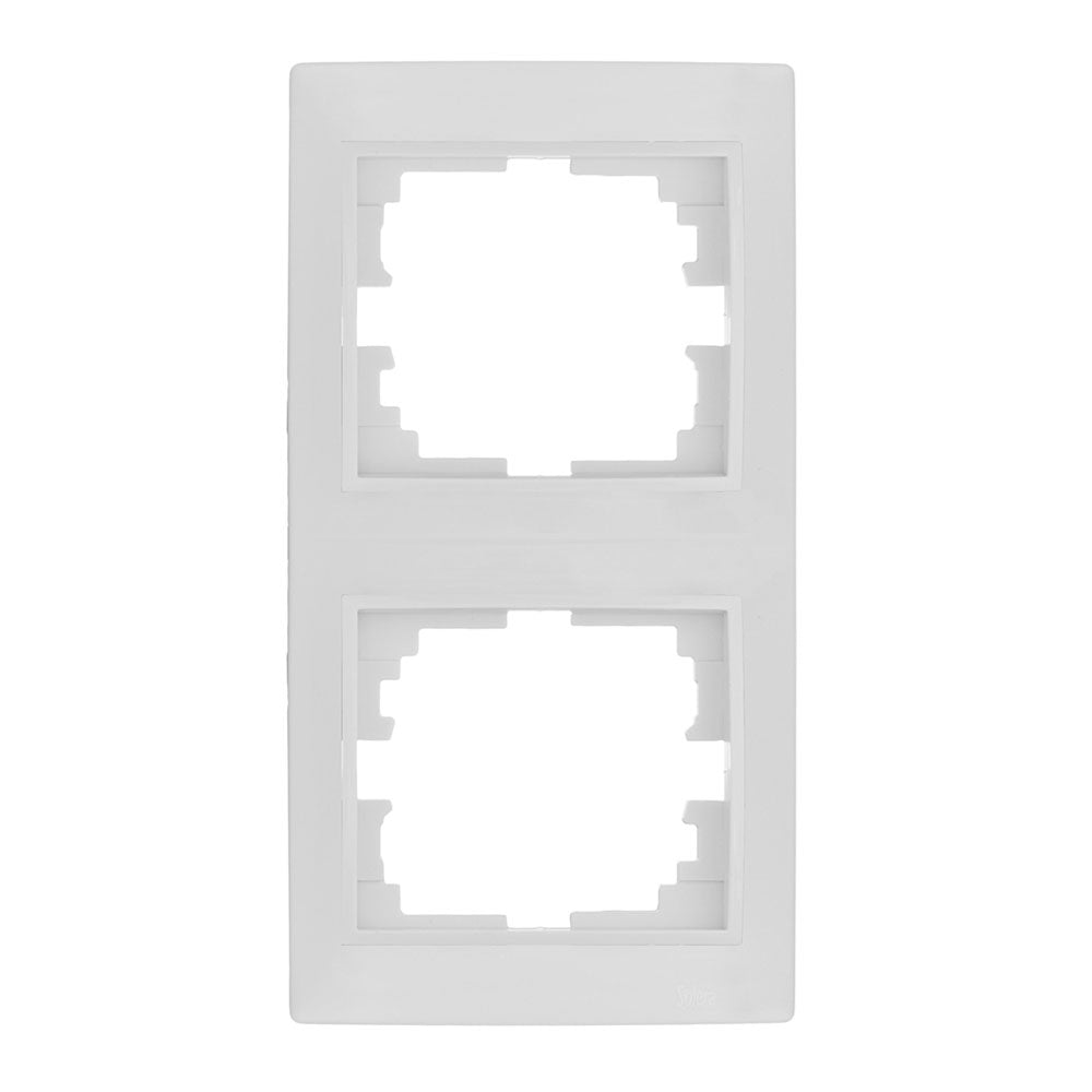 Estrutura vertical duplo branco 81x154x10mm sÃ©rie europa solera erp62u_0
