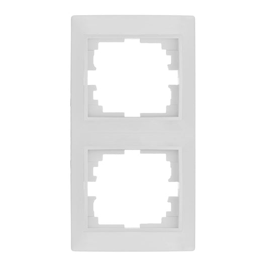 Estrutura vertical duplo branco 81x154x10mm sÃ©rie europa solera erp62u_0