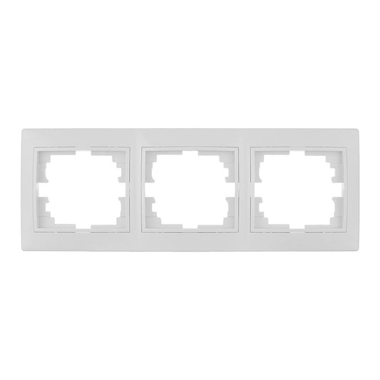 Estrutura horizontal triplo branco 225x81x10mm sÃ©rie europa solera erp73u_0
