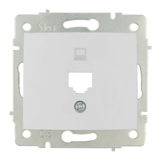 Tampa + chassis para tomada de dados rj45 sÃ©rie europa solera erp88/1_0