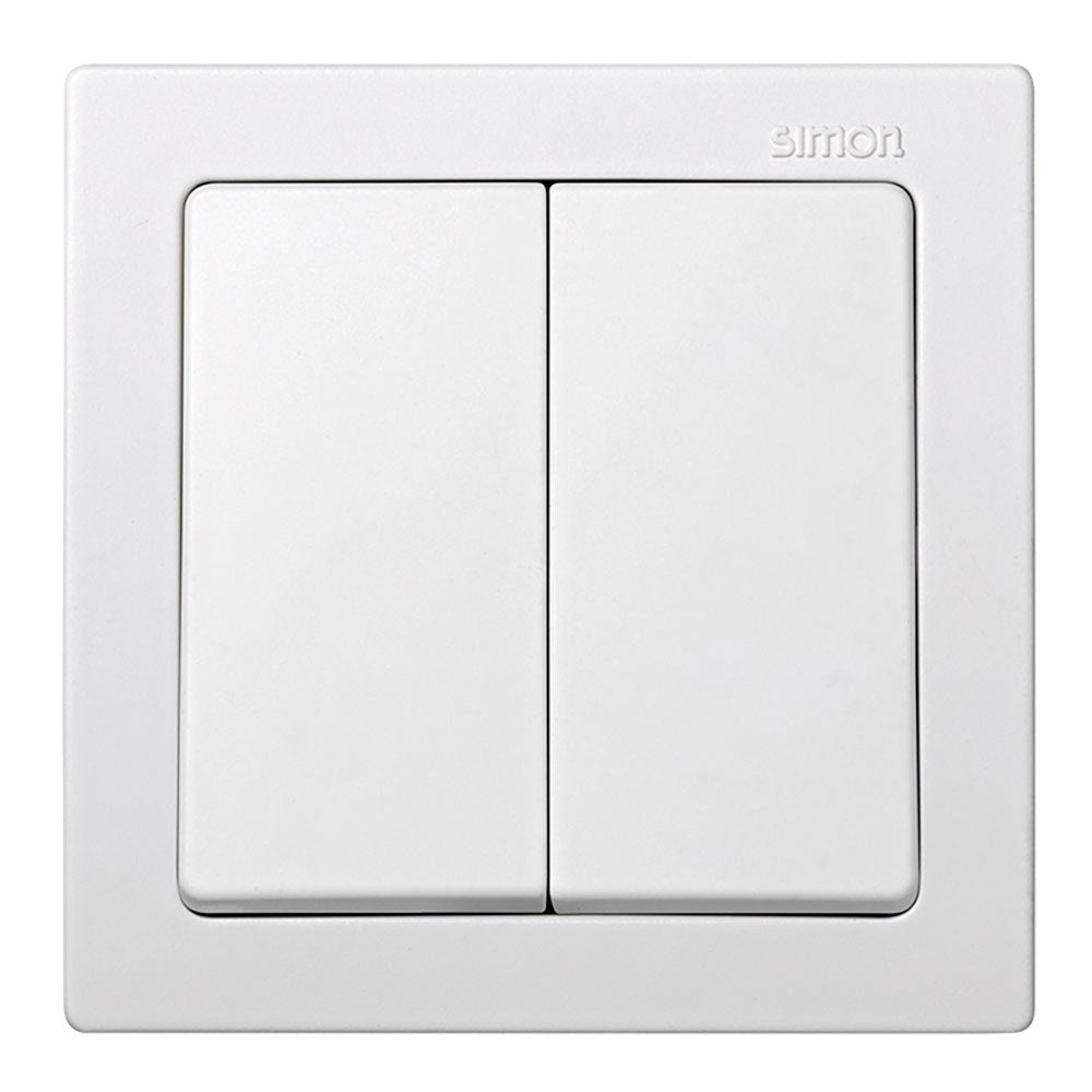 Interruptor duplo de superfÃ­cie, 10 ax 250 v~, ip20, sÃ©rie simon73 loft, branco, retractilado_0