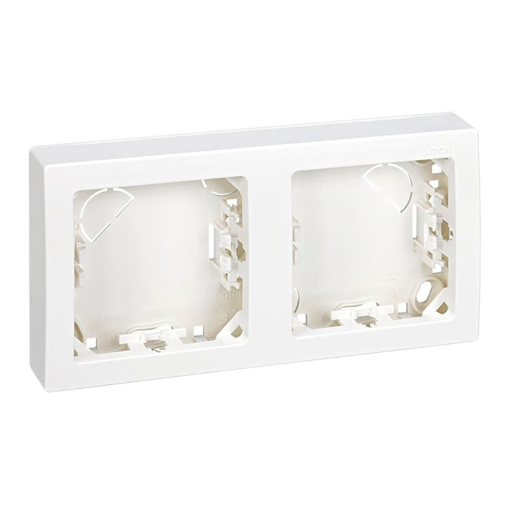 Moldura com base, superfÃ­cie, 2 elementos, horizontal, sÃ©rie simon73 loft, branco, retractilado_0