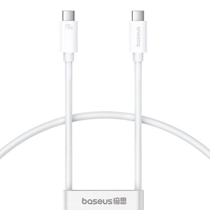 fast Charging Cable Baseus Superior 2 USB-C to USB-C 240W, 1,8m (white)_0
