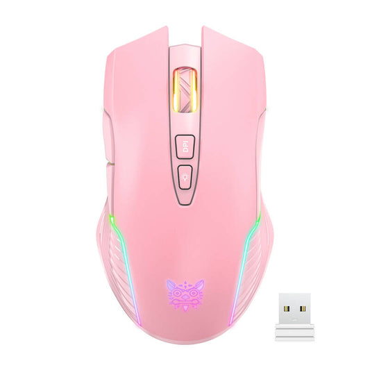 ONIKUMA CW905 Pink Wireless Gaming Mouse 2.4G_0
