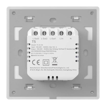 Smart Wi-Fi Touch Wall Switch Sonoff TX T5 3C (3-channel)_6