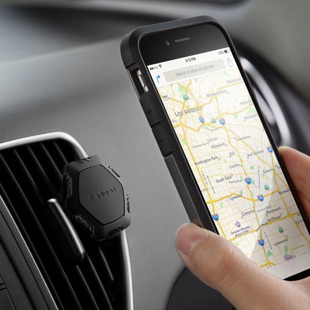 Spigen QS11 Magnetic Car Air Vent Phone Holder - Black_16