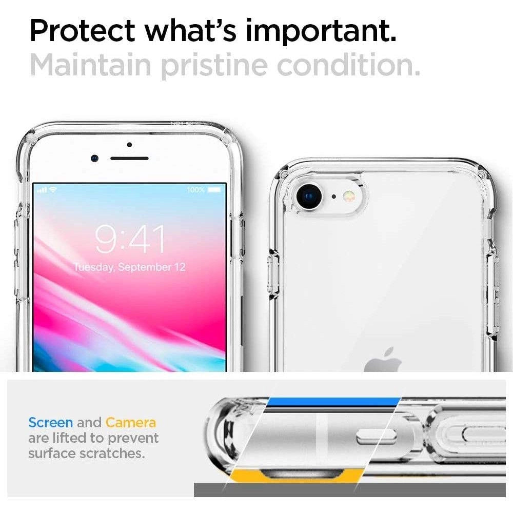 Spigen Ultra Hybrid Case for iPhone 7 / 8 / SE 2020 / SE 2022 - Transparent_6