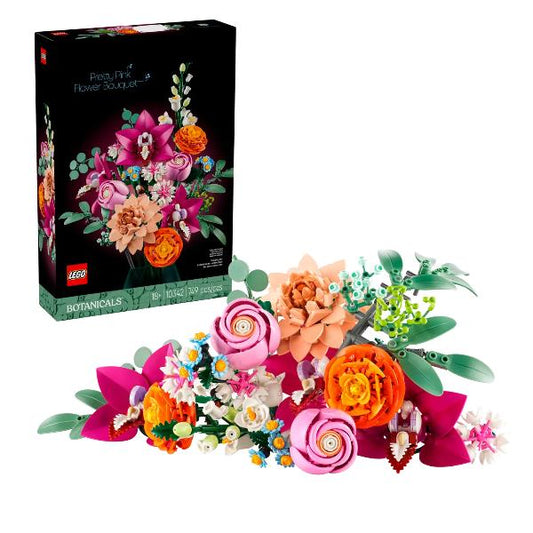 10342 Botanicals SchÃ¶ner Rosafarbener BlumenstrauÃŸ, Konstruktionsspielzeug_0