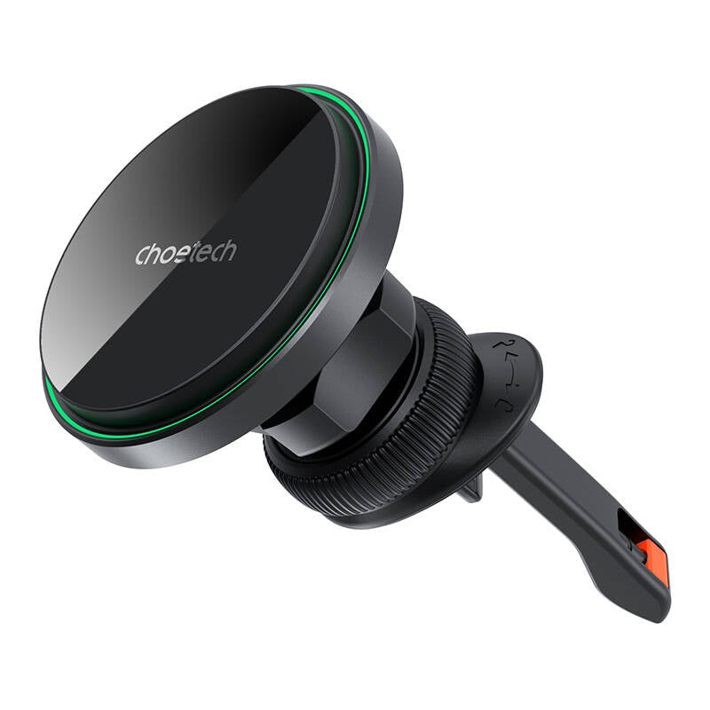 Choetech T204-F magnetic car holder with 15W wireless charging - black_3