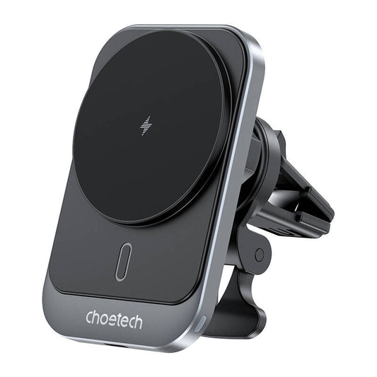 Magnetic car holder witch charger Choetech T206-F, 15W (black)_0