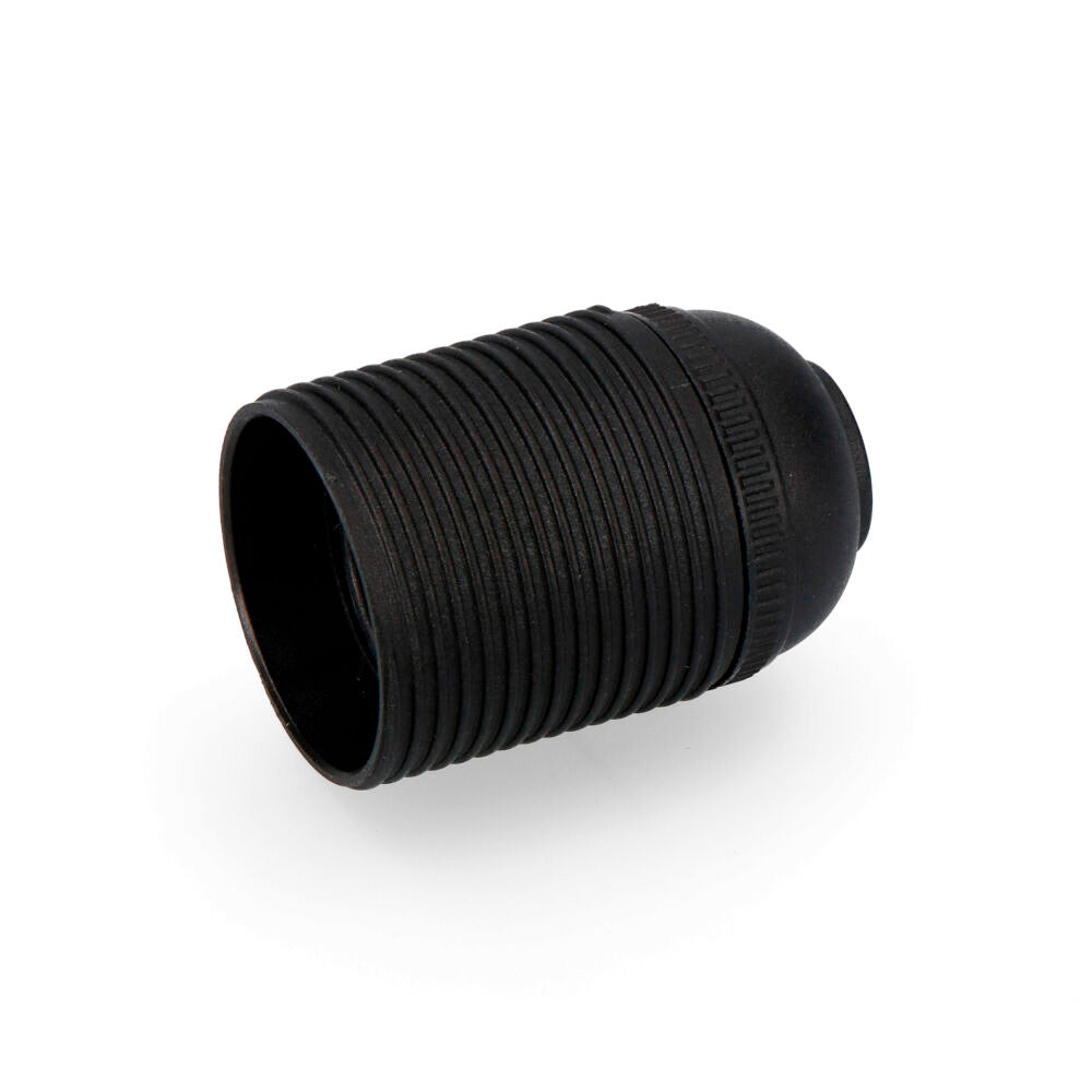 Casquilho com rosca e-27 homologado preto solera 6829crn_0