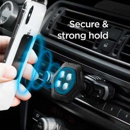 Spigen QS24 phone holder for CD slot in car magnetic - black_13