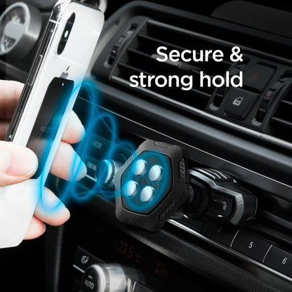 Spigen QS24 phone holder for CD slot in car magnetic - black_2