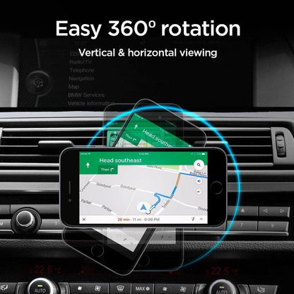 Spigen QS24 phone holder for CD slot in car magnetic - black_4