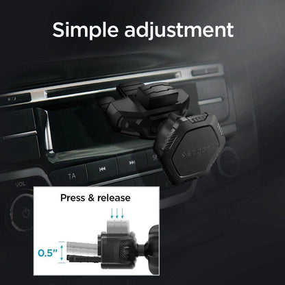 Spigen QS24 phone holder for CD slot in car magnetic - black_5