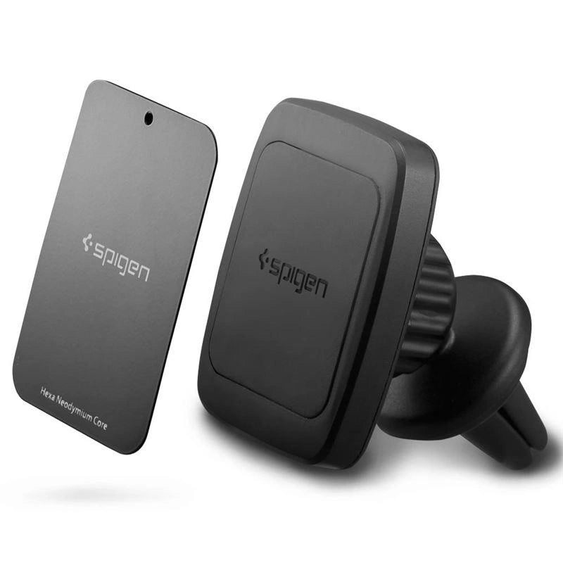Spigen H12 phone holder for car air vent magnetic - black_9