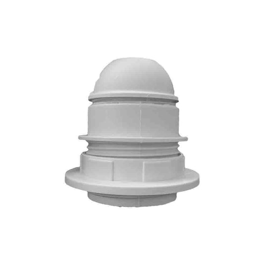 Casquilho semi-rosca branco e27 + anilha (retractilado)_0