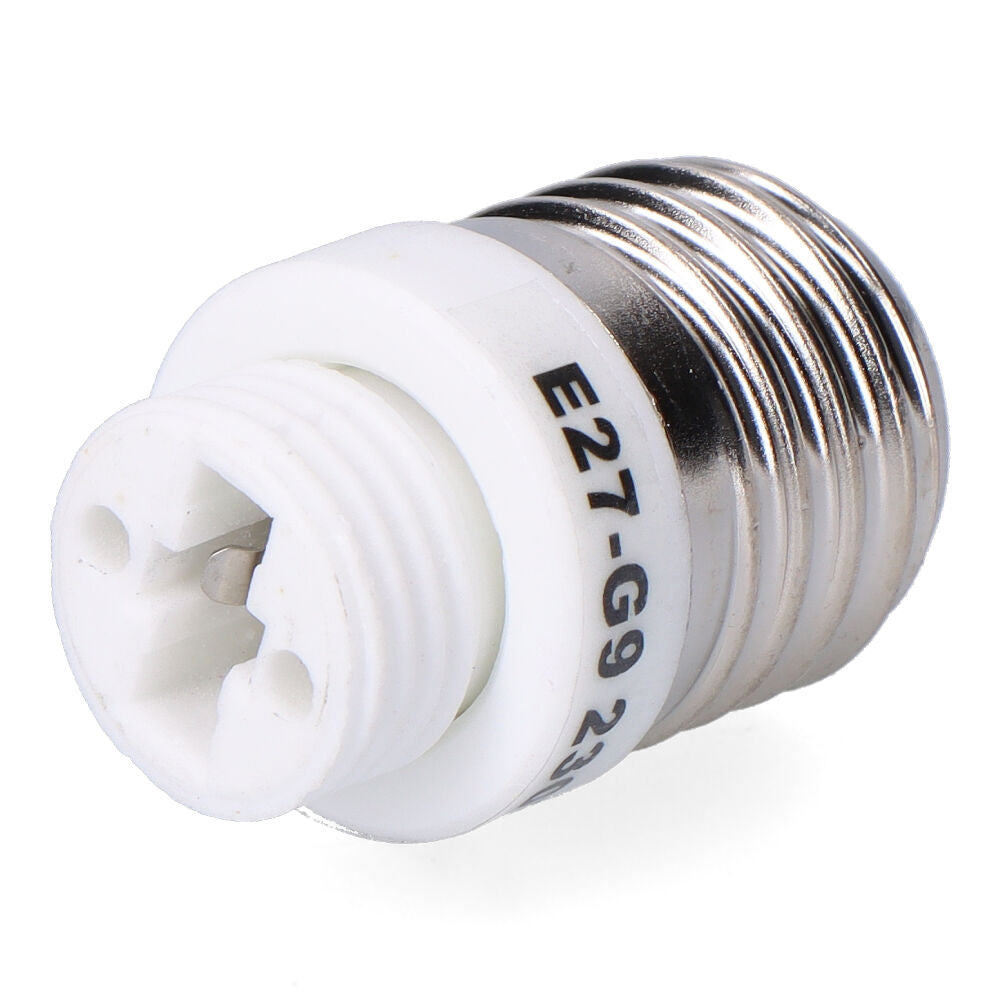 Conversor de e27 para g9, 2 para 230 v, branco, Ã¸29 x 50 mm (embalado em pelÃ­cula)_0