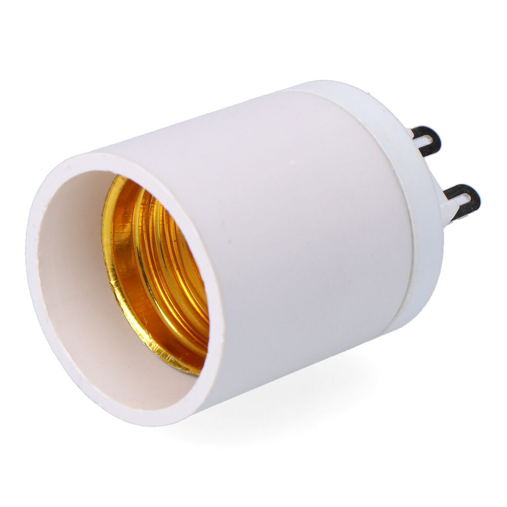 Conversor de g9 para e27, 2 para 230 v, branco, Ã¸33 x 57mm (embalado em pelÃ­cula)_0