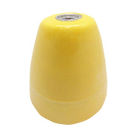 Casquilho cerÃ¢mico vintage e27 4 a 100 w 250 v~ amarelo, Ã¸47 x 59 mm_0