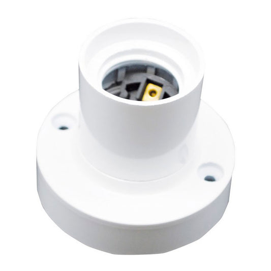 Casquilho de superfÃ­cie e27 4a 250 v~ branco Ã¸67 x 57 mm_0
