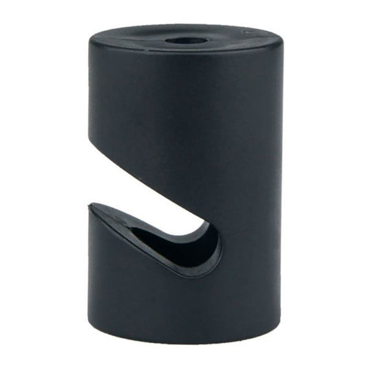 Suporte de plÃ¡stico, cilÃ­ndrico em formato de v, preto, 5 unidades_0