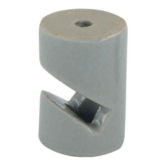 Suporte de porcelana, cilÃ­ndrico em formato de v, preto, 5 unid, Ã¸20 x 30 mm_0