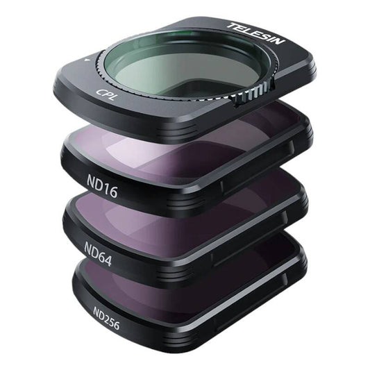 Lens filter set CPL + ND16/64/256 TELESIN for DJI Osmo Pocket 3_0