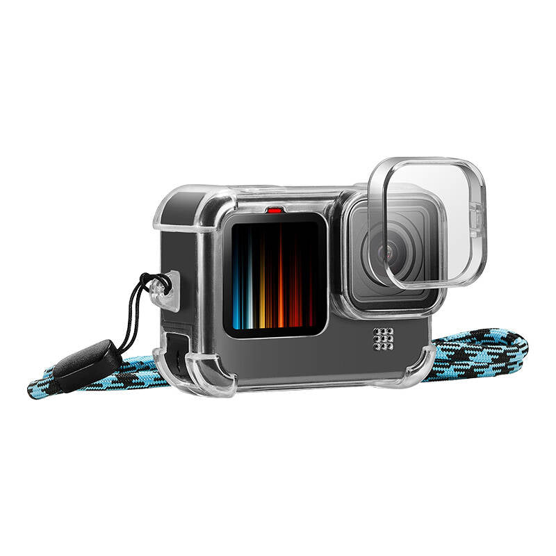 Case with Lens Cap and Neck Strap PULUZ for GoPro Hero 9 / 10 / 11_0