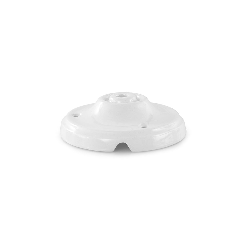 Floron Ã¸105mm porcelana vintage sÃ©rie branca inclui kit de montagem_0