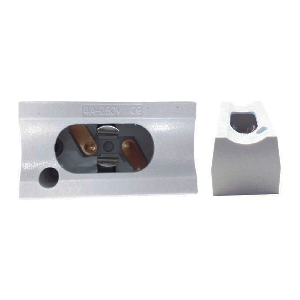 Casquilho linestra, modelo s14d, branco, 2 contactos, 6,5 x 3,5 x 3,4 cm_0