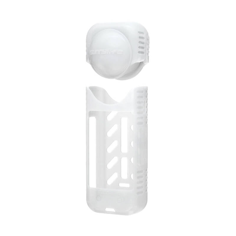 Silicone protective case + lens cover Sunnylife for Insta360 X4 (white)_0