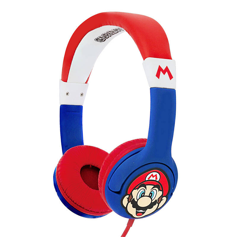 Wired headphones for Kids OTL Super Mario (blue-red)_0
