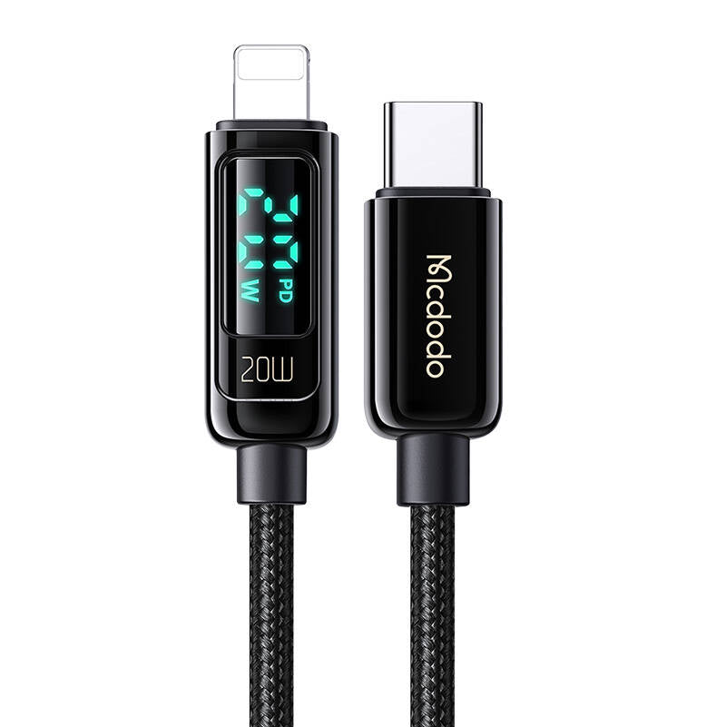 Mcdodo CA-8810 USB-C to Lightning cable, 36W, 1.2m (black)_1