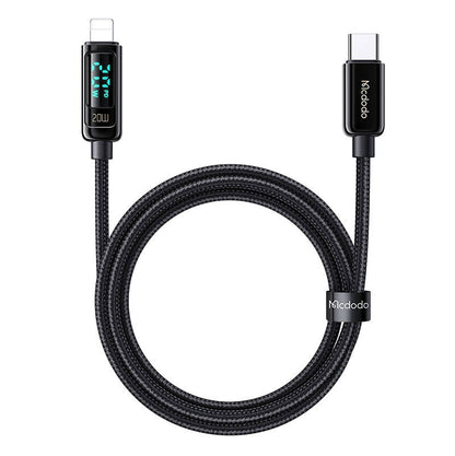 Mcdodo CA-8810 USB-C to Lightning cable, 36W, 1.2m (black)_0
