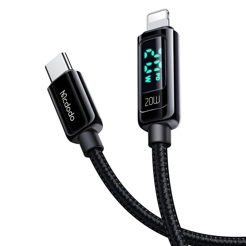 Mcdodo CA-8810 USB-C to Lightning cable, 36W, 1.2m (black)_2