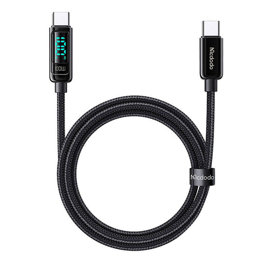 Mcdodo CA-8820 100W USB-C to USB-C cable, 1.2m (black)_0