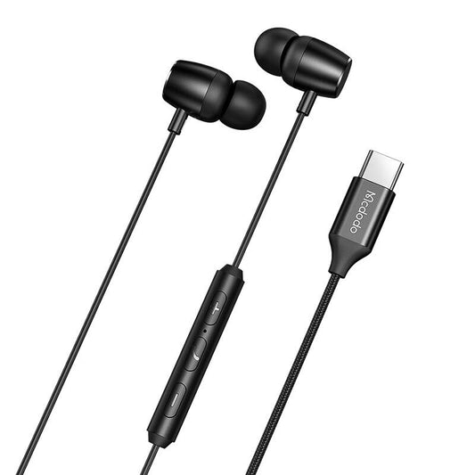 Mcdodo HP-1050 in-ear, wired headphones, USB-C (black)_0
