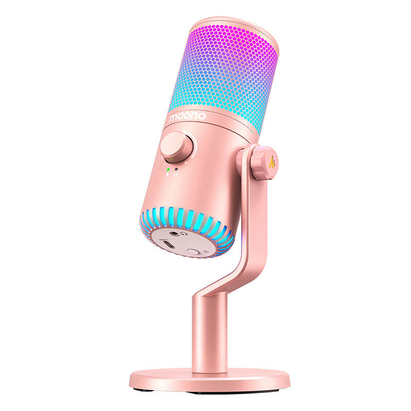 Maono DM30RGB Microphone Pink_0