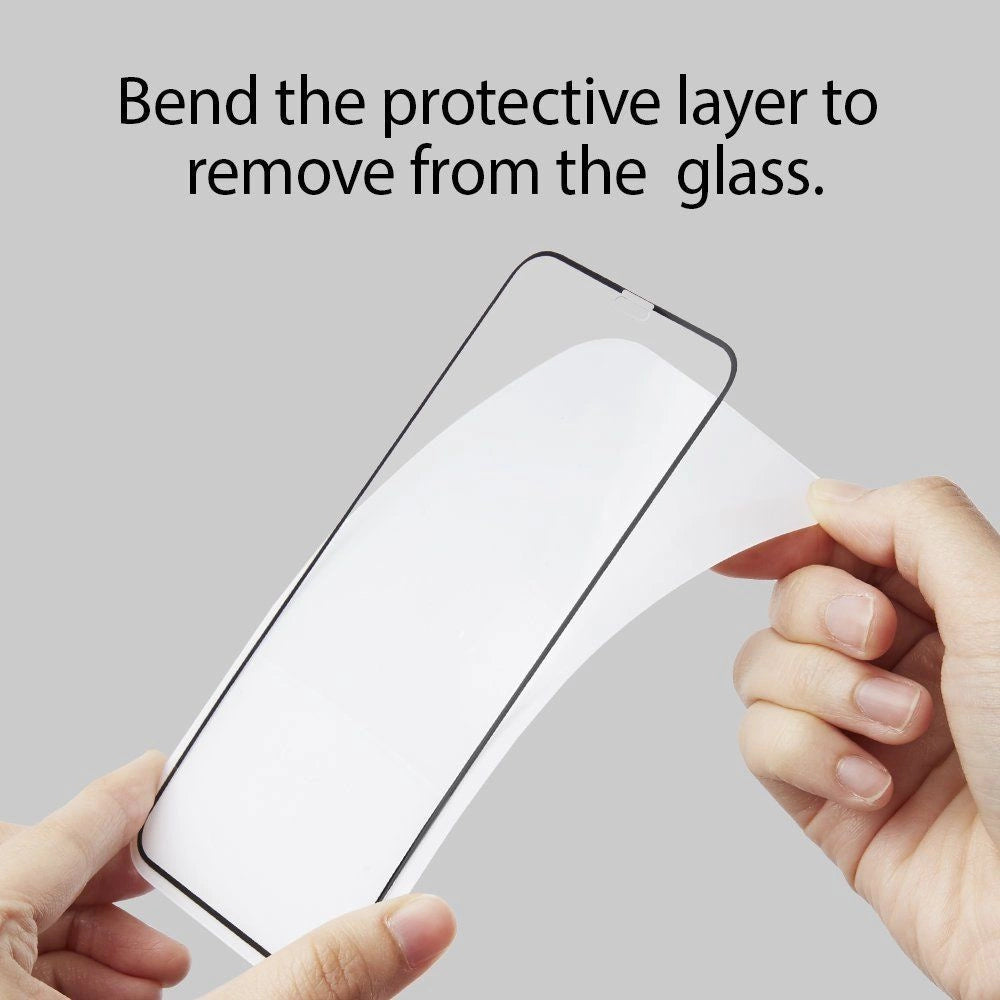 Spigen Glass FC Tempered Glass with Black Frame for iPhone X / XS / 11 Pro_9