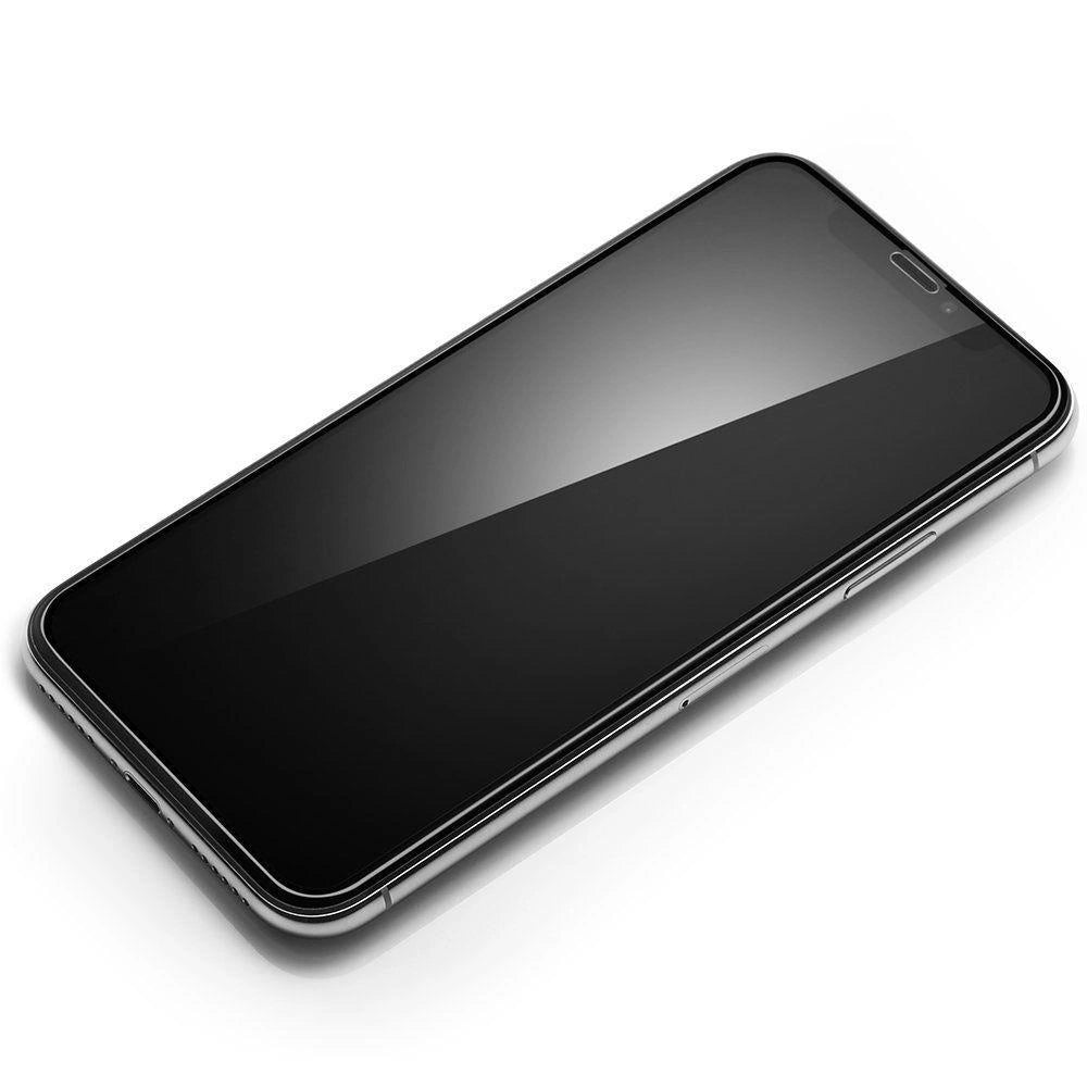 Spigen Glass FC Tempered Glass with Black Frame for iPhone X / XS / 11 Pro_1