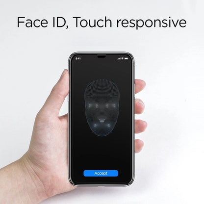 Spigen Glass FC Tempered Glass with Black Frame for iPhone X / XS / 11 Pro_7