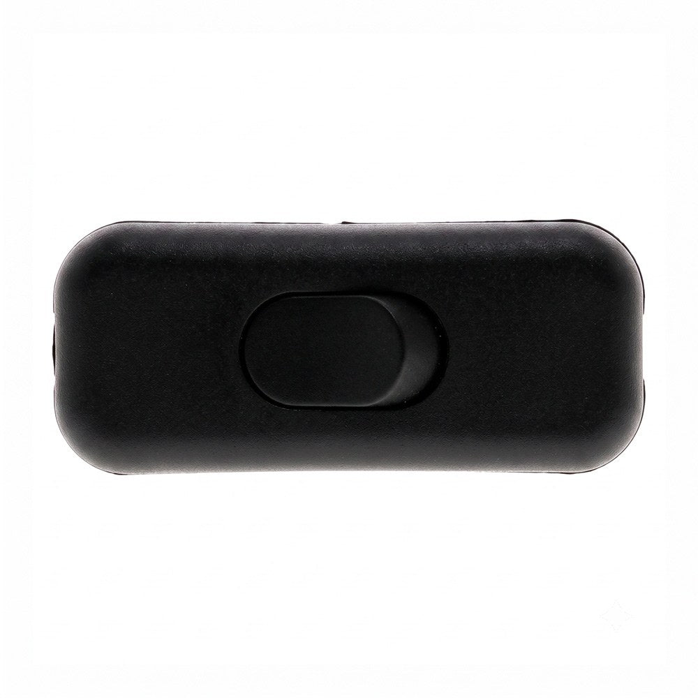 Interruptor de passagem, plano, 2 a 250 v, preto, retractilado_0