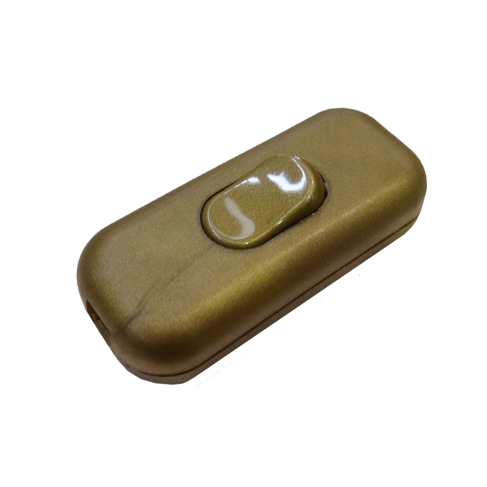 Interruptor unipolar 2a montado ouro_0