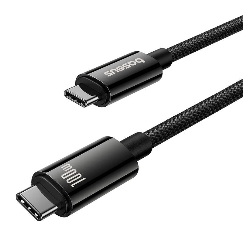 Baseus Tungsten Gold USB-C 3.2 / USB-C 3.2 cable 100W 4K 60Hz 1.5m - black_4