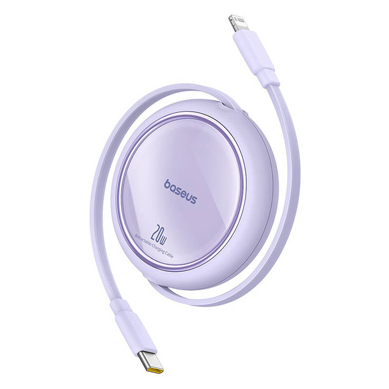 USB Cable Baseus Free2Pull USB-C to iP 20W 1m (purple)_0